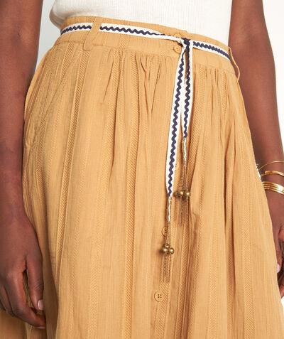 Dina honey cotton maxi skirt  PhotoZ | 1-2-3
