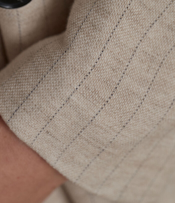 Florine sand striped tailored jacket PhotoZ | 1-2-3