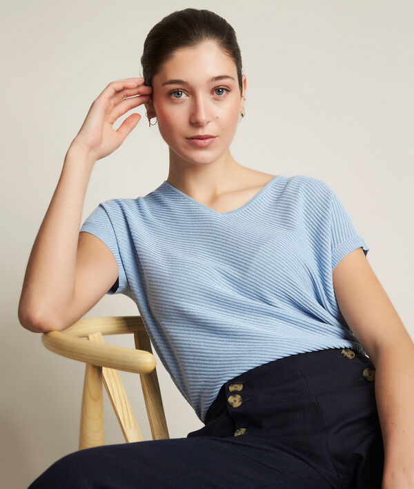 Deria sky blue pullover | 1-2-3 Deria sky blue pullover PhotoZ | 1-2-3