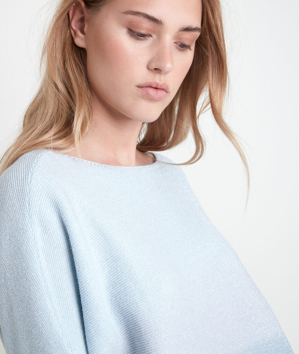 Ashley lightweight blue gradient jumper bleu.