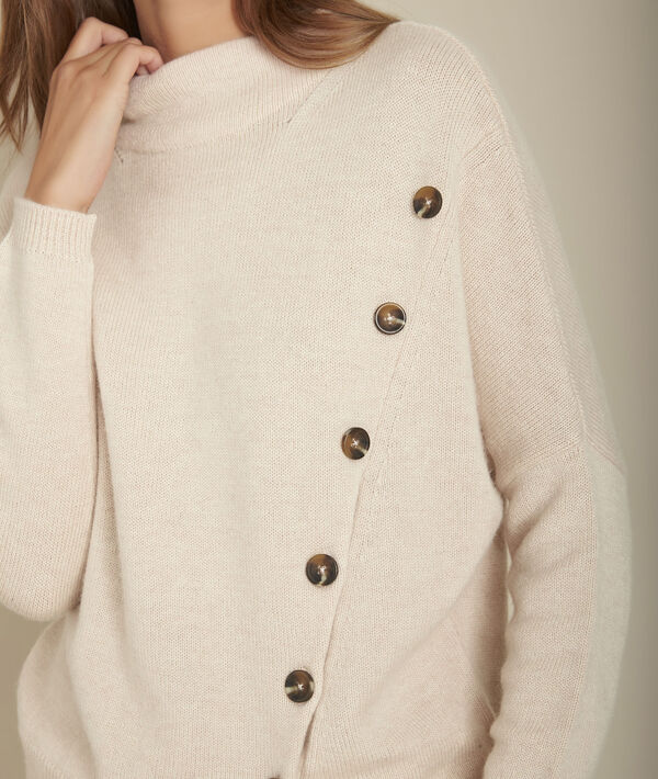 Flèche woollen jumper with button detailing | 1-2-3 Flèche woollen jumper with button detailing PhotoZ | 1-2-3
