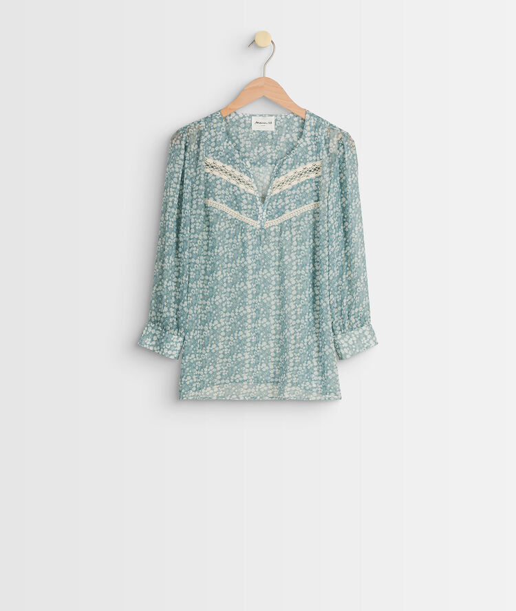 Juan printed blouse.