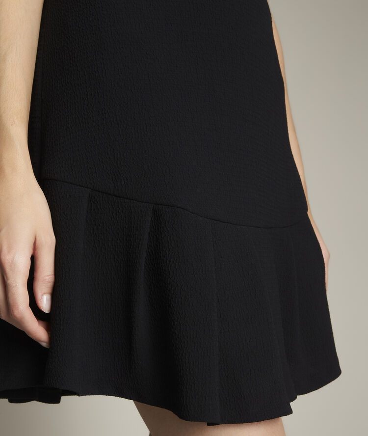 Bettina black fit and flare skirt black.