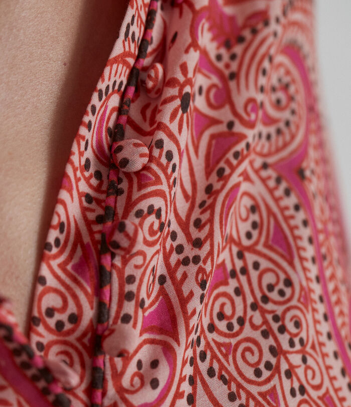 Tima pink printed blouse PhotoZ | 1-2-3