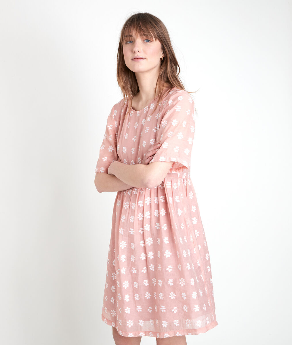 CHAIMA embroidered pink dress | 1-2-3 CHAIMA embroidered pink dress PhotoZ | 1-2-3