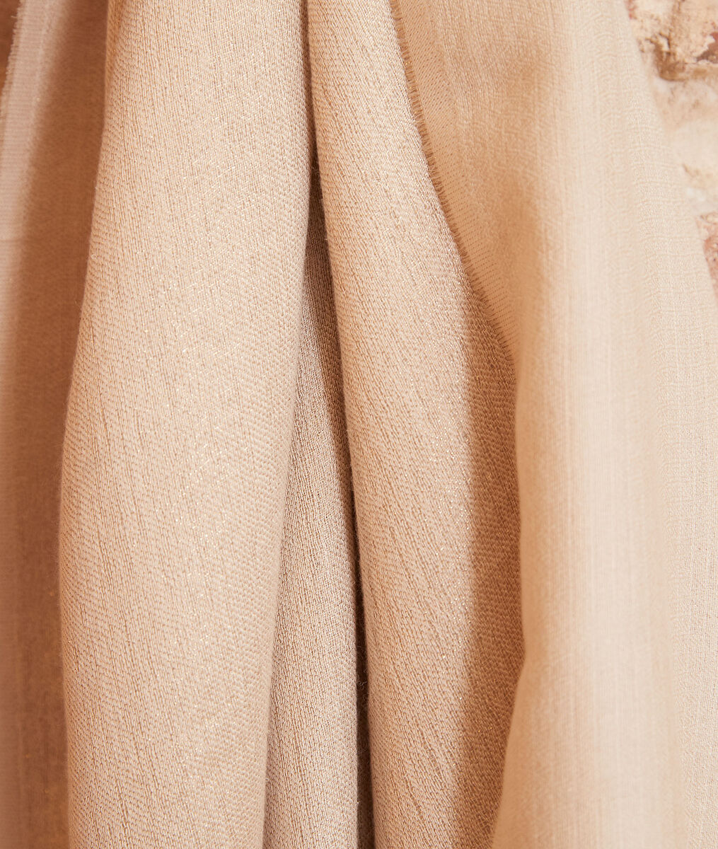 Hanais shimmery gold scarf | 1-2-3 Hanais shimmery gold scarf PhotoZ | 1-2-3