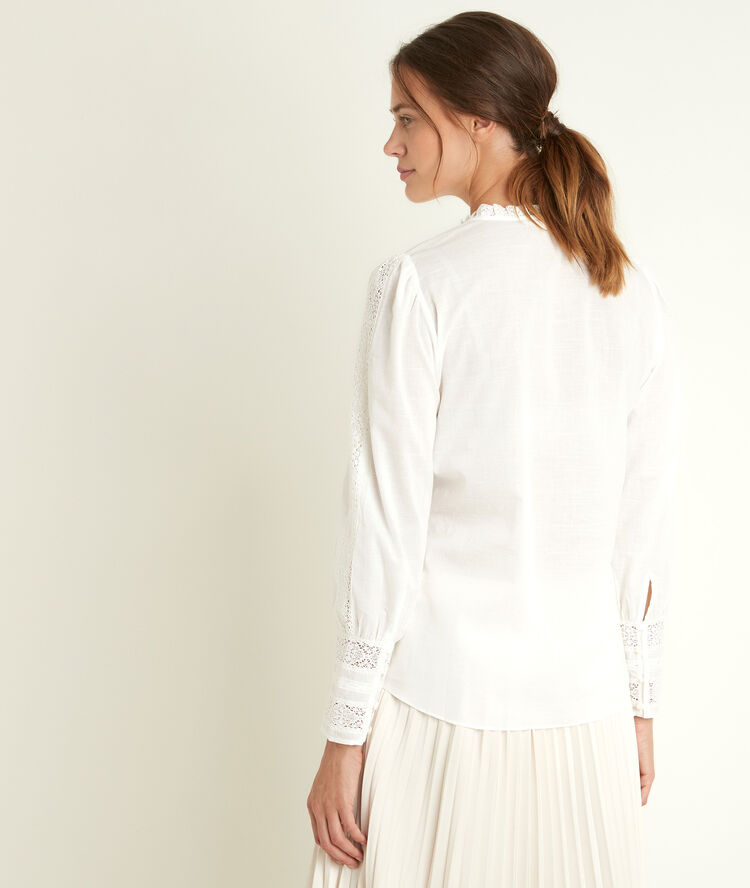 Jena lace blouse ecru.