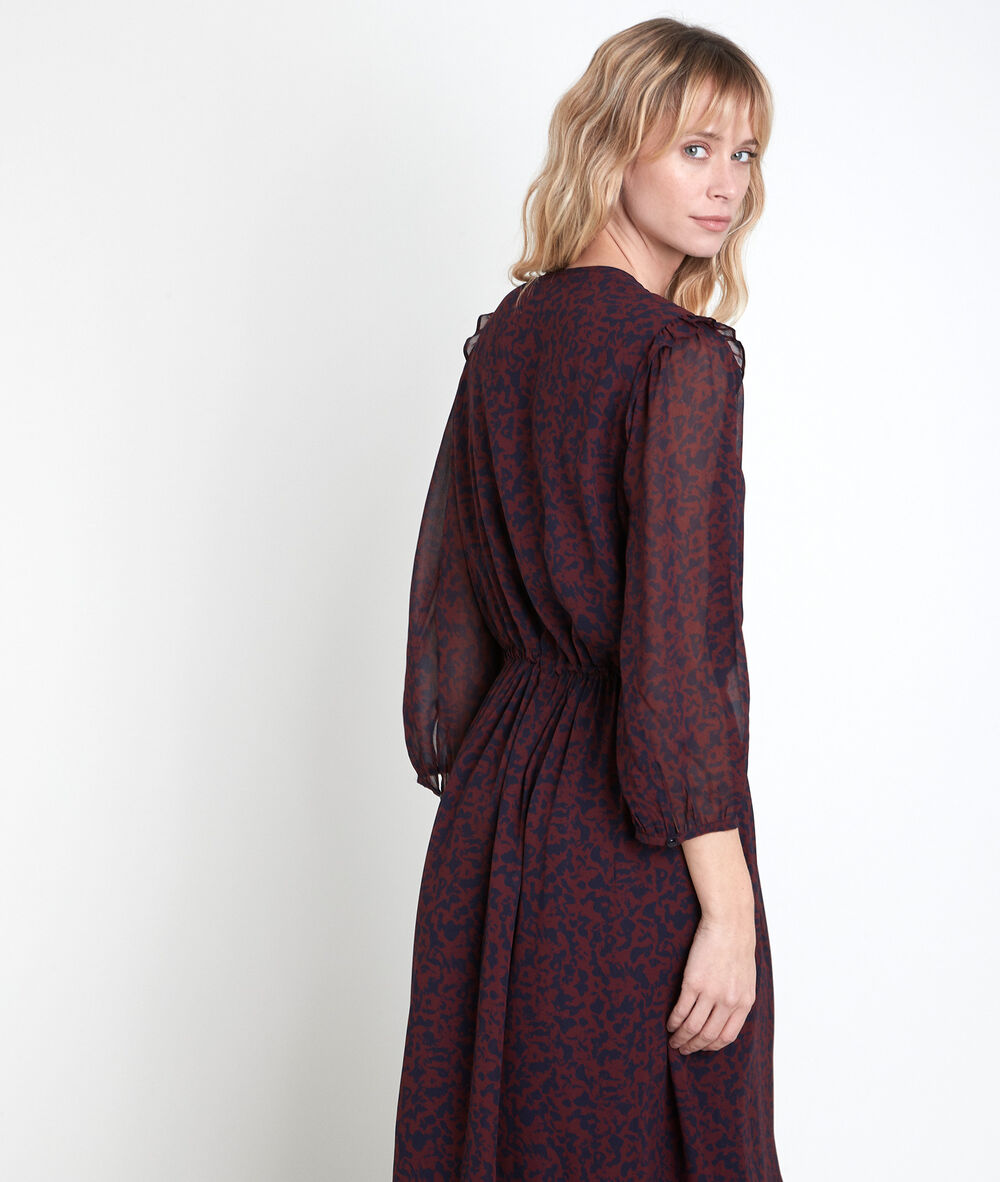 Claire floral print maxi dress rose.