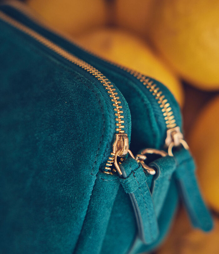 Flavie mini blue quilted leather bag PhotoZ | 1-2-3