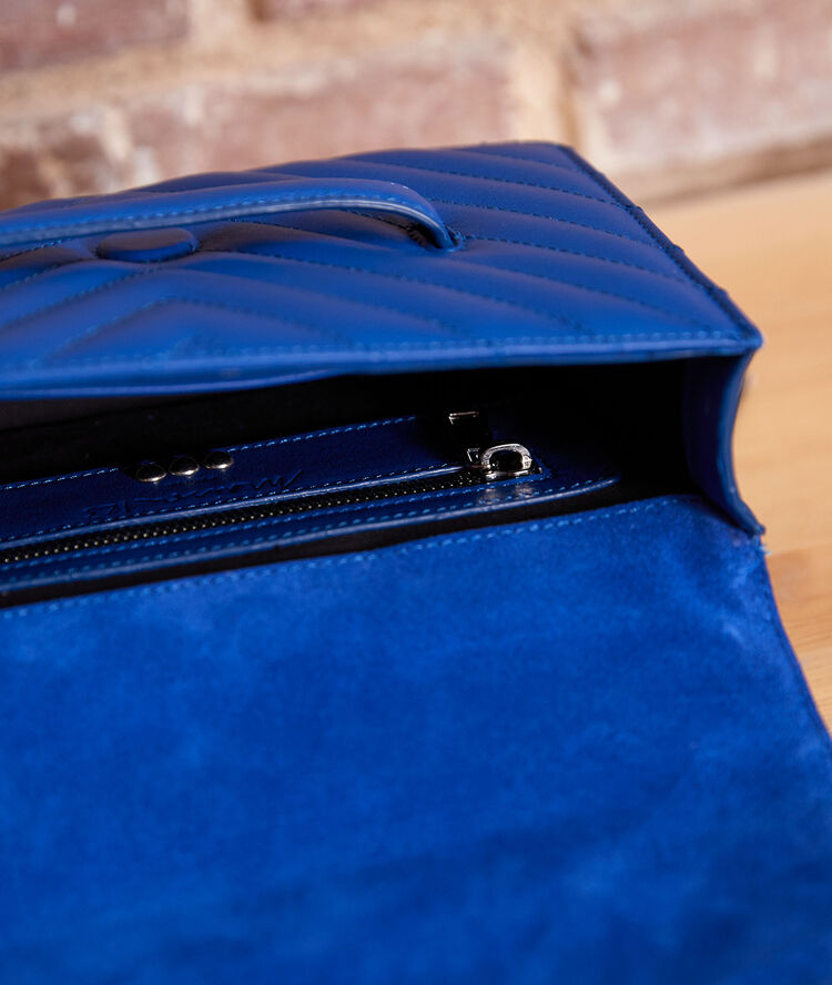 Mini 123 klein blue quilted bag bleu klein.
