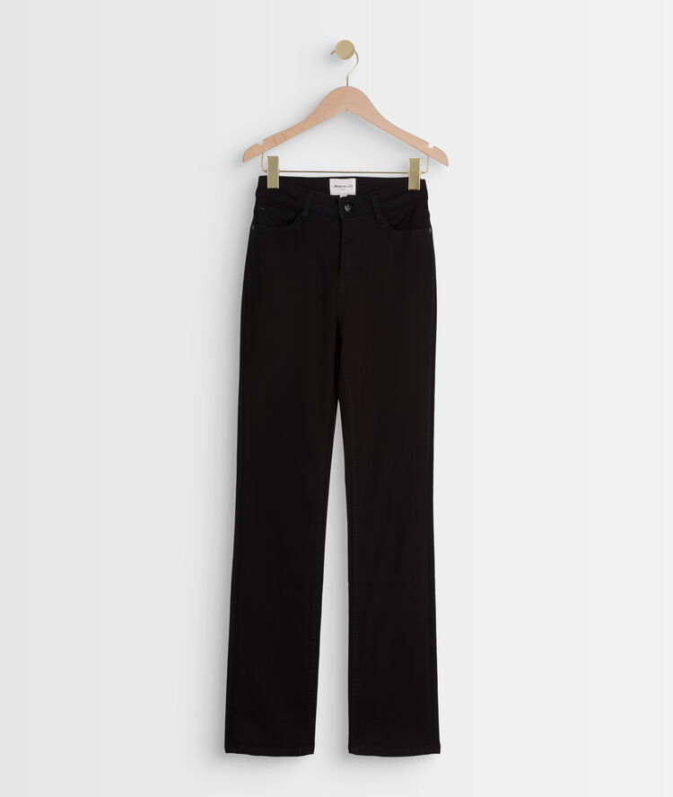The original 123: the sonia black straight-leg jeans black.