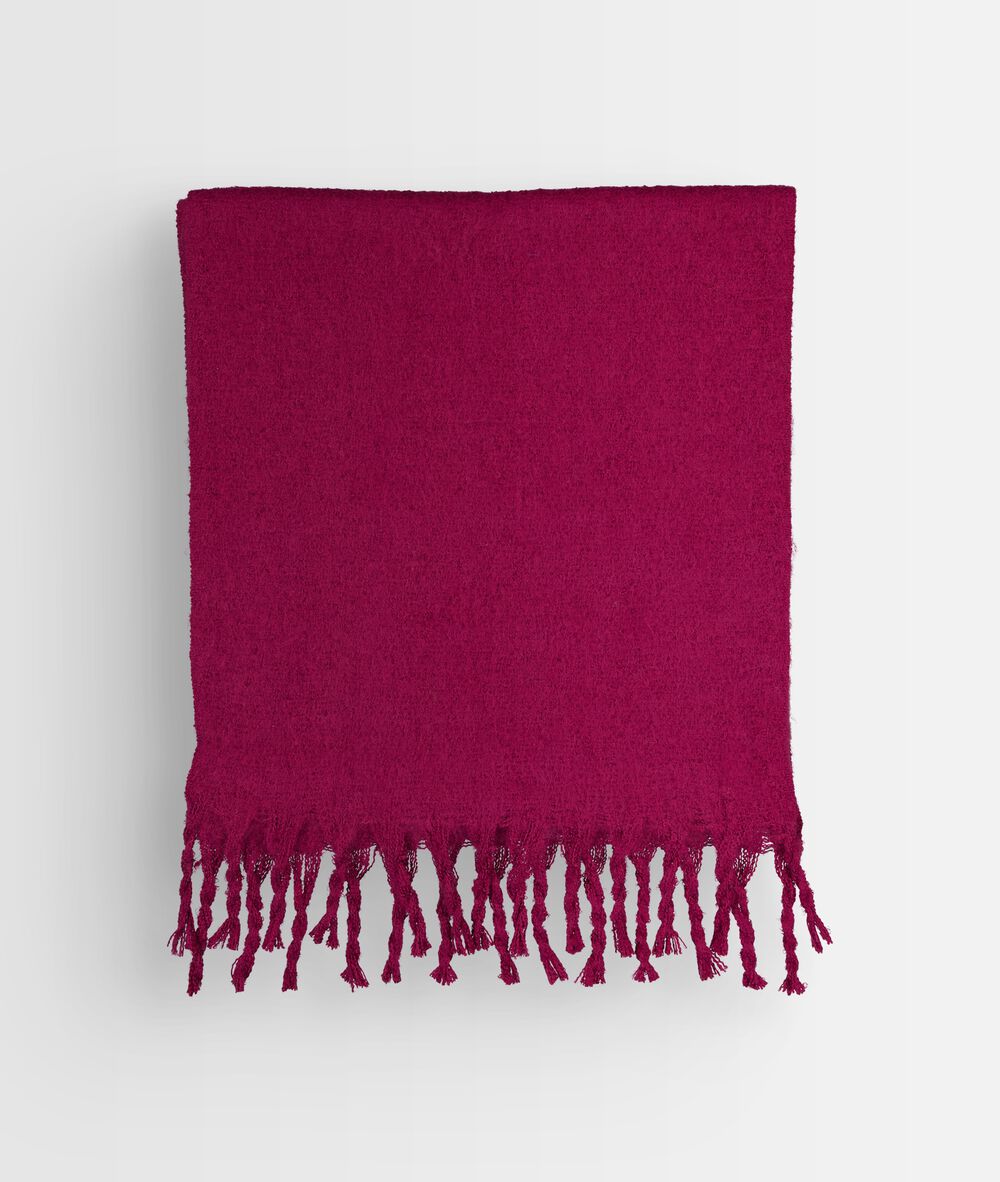 Hama thick fuchsia scarf fuchsia fonce.