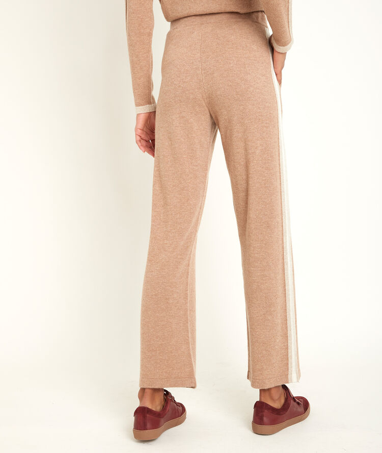 Ritunel wool and cashmere trousers havane.