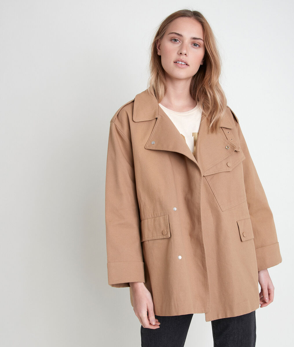 NADEGE beige parka | 1-2-3 NADEGE beige parka PhotoZ | 1-2-3