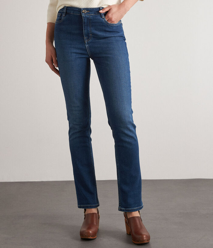 Sonia organic-cotton raw-denim straight-leg jeans PhotoZ | 1-2-3