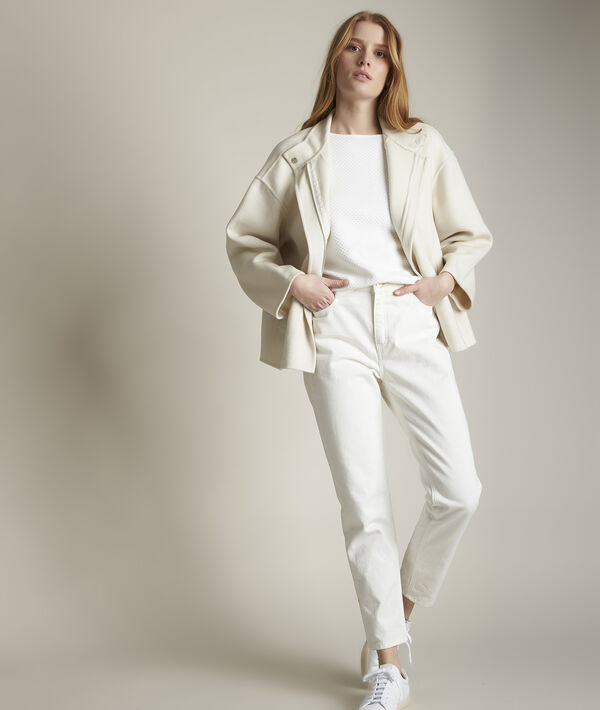 Sally short double-face fabric coat | 1-2-3 Sally short double-face fabric coat PhotoZ | 1-2-3