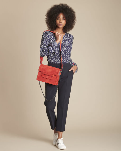 Blouse marine imprimé chaine Marin (2) - Maison 123