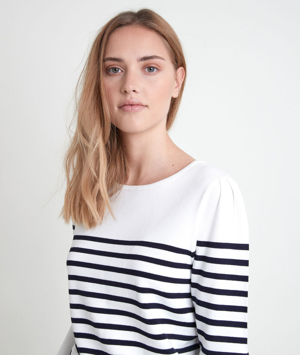 Adelie sailor pullover ecru.