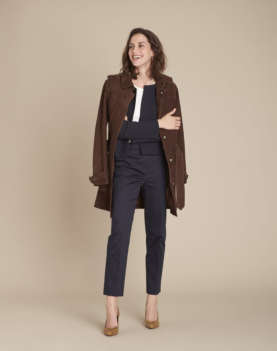 Rubis navy cigarette trousers | 1-2-3 Rubis navy cigarette trousers PhotoZ | 1-2-3