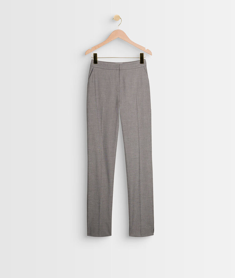 Harry grey cigarette trousers gris pale.