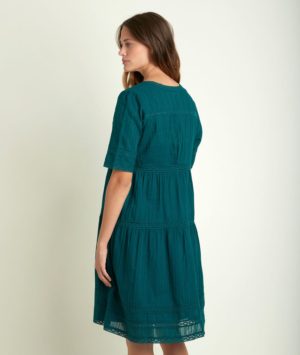 Corelia green lace dress cypres.