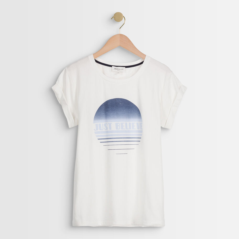 Innocent screen-print t-shirt ecru.
