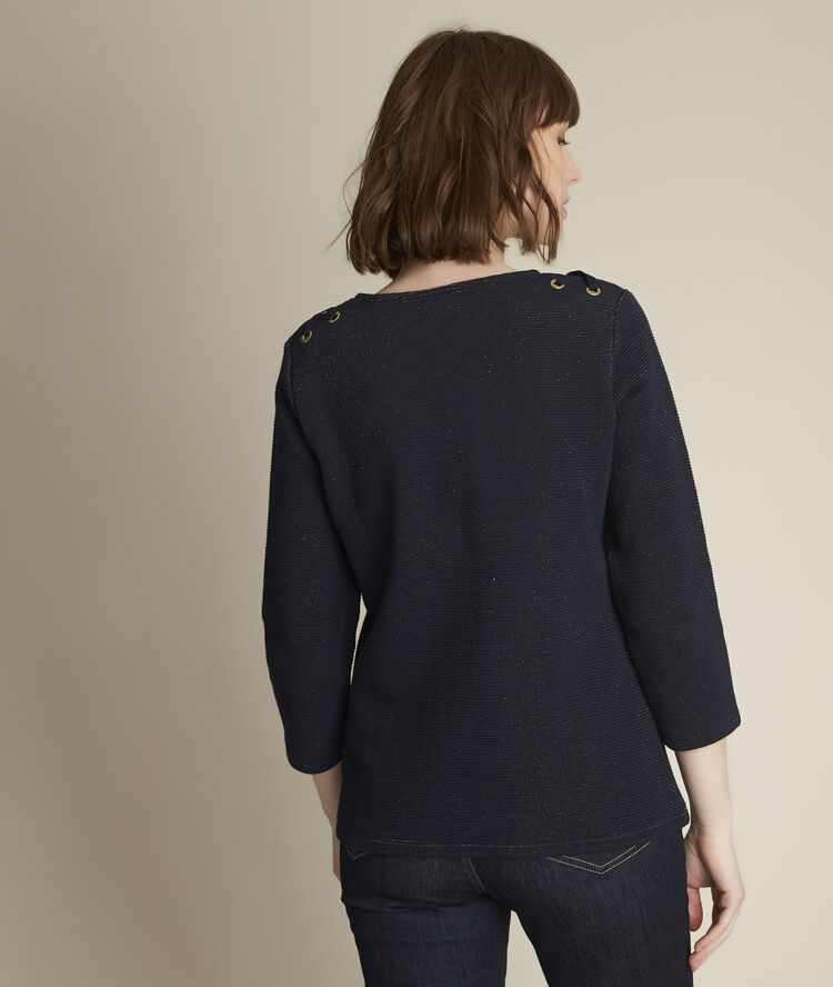 Regate shiny navy top navy blue.