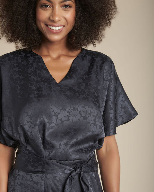 Romy belted jacquard dress (2) - Maison 123