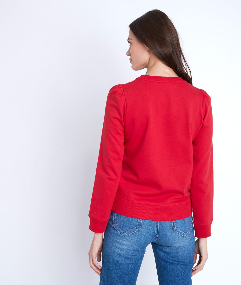 Ivao red sweatshirt rouge.