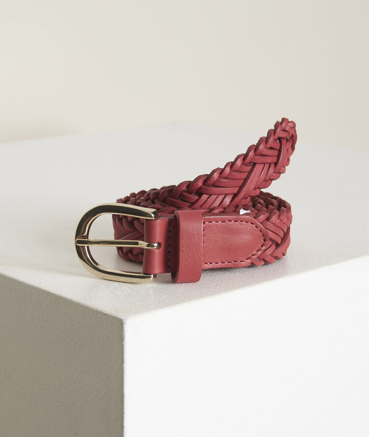 Atresse grenadine braided belt strawberry.