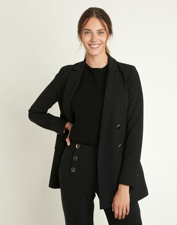 Hubert black microfibre sailor trousers | 1-2-3 Hubert black microfibre sailor trousers PhotoZ | 1-2-3