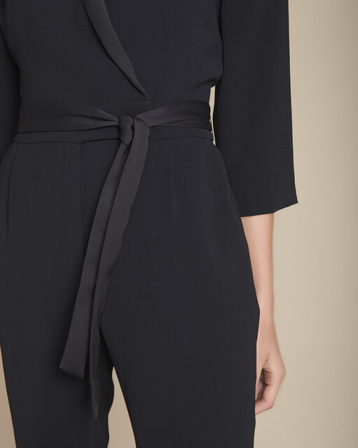 Rines black microfibre jumpsuit (2) - Maison 123