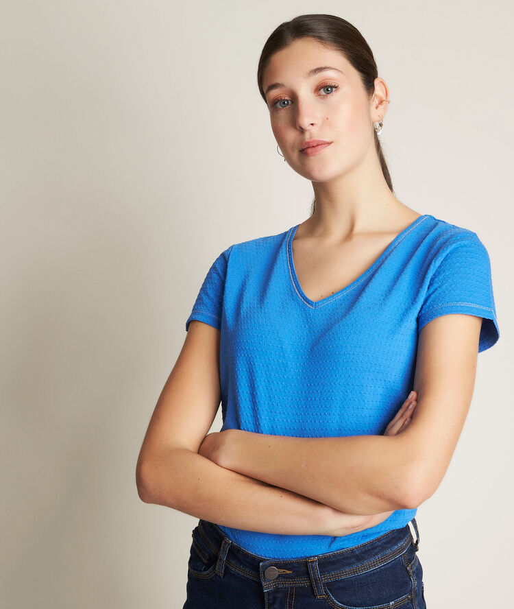Reglisse blue t-shirt blackcurrant.