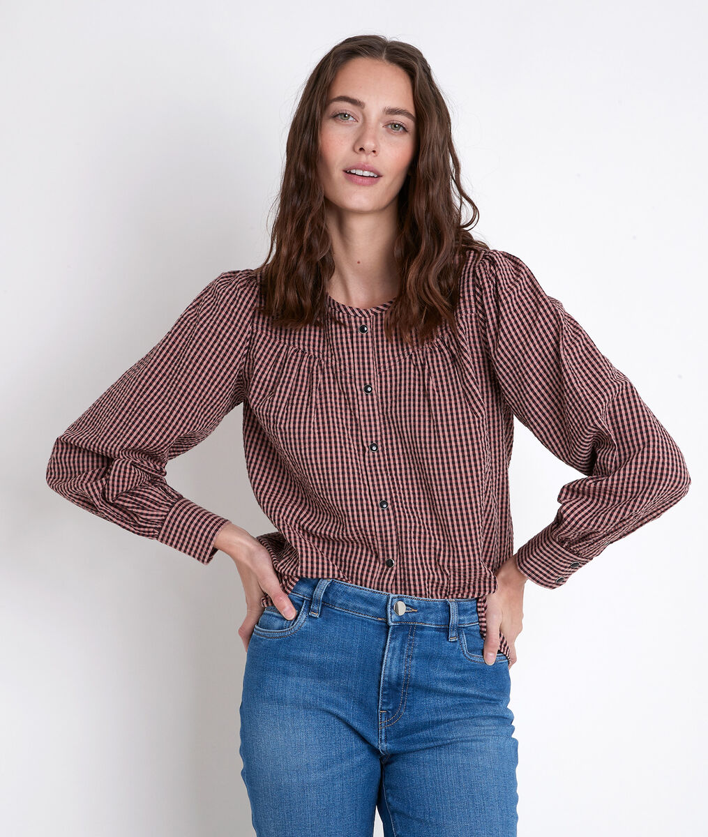 TRUDY checked blouse | 1-2-3 TRUDY checked blouse PhotoZ | 1-2-3