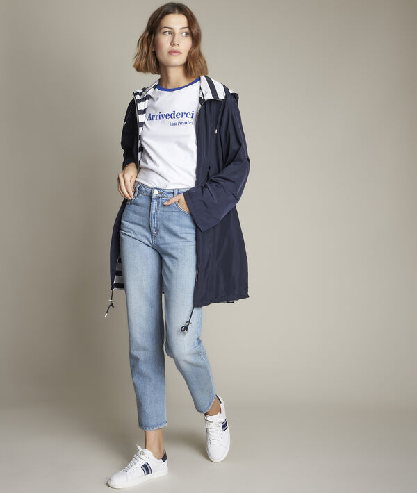 Fiona navy reversible parka | 1-2-3 Fiona navy reversible parka PhotoZ | 1-2-3