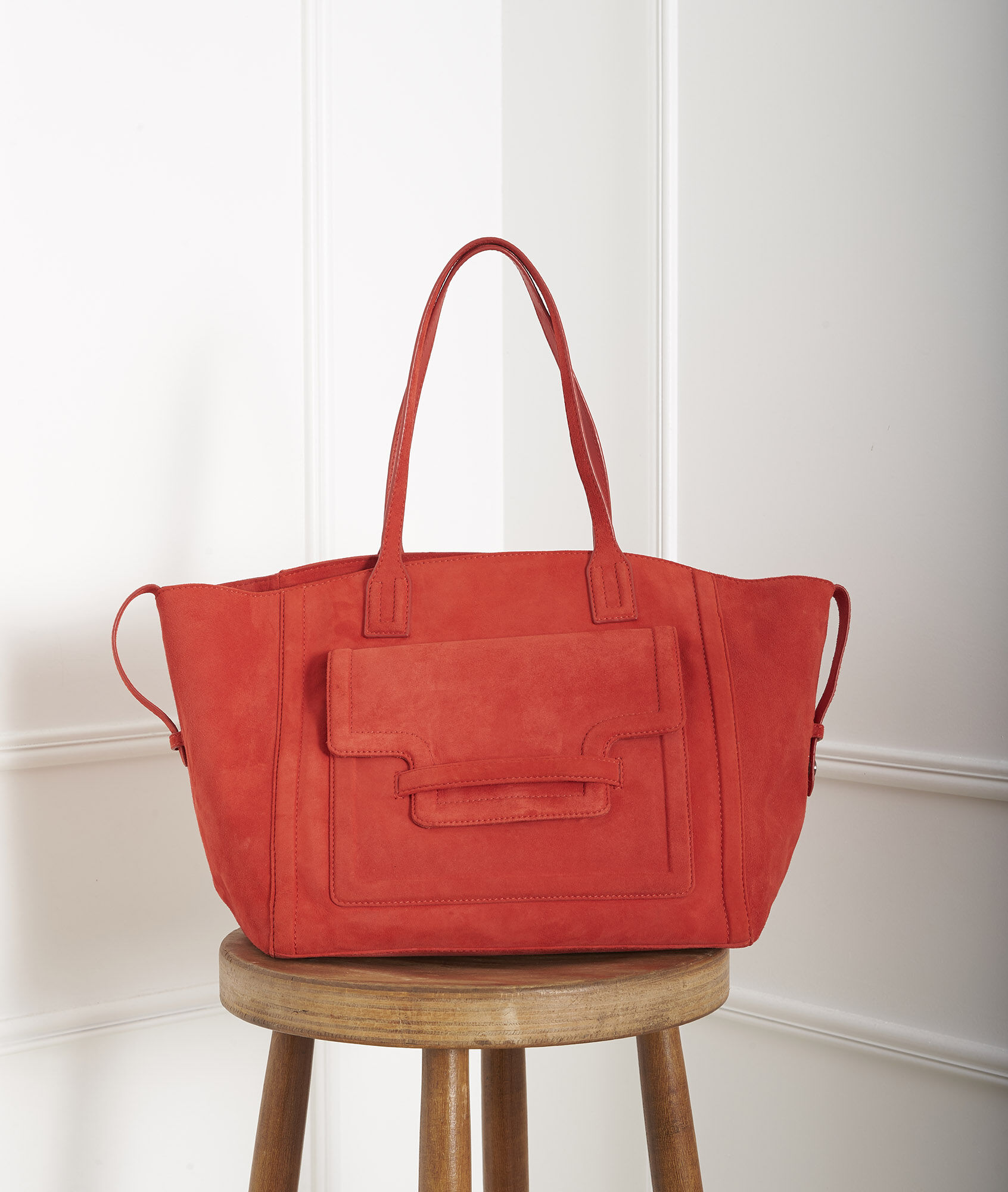 coral tote