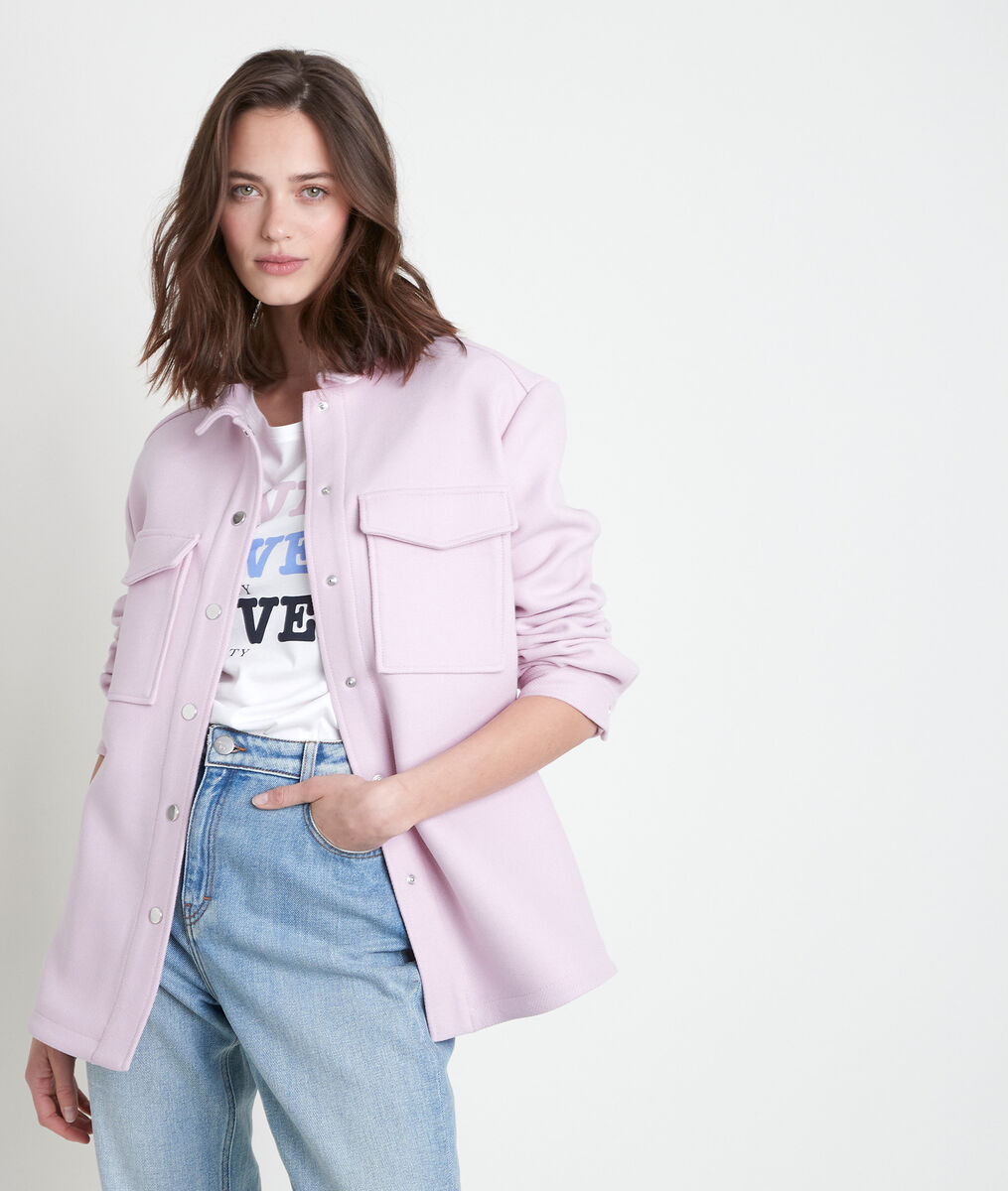 JENNIFER mauve patterned wool coat | 1-2-3 JENNIFER mauve patterned wool coat PhotoZ | 1-2-3