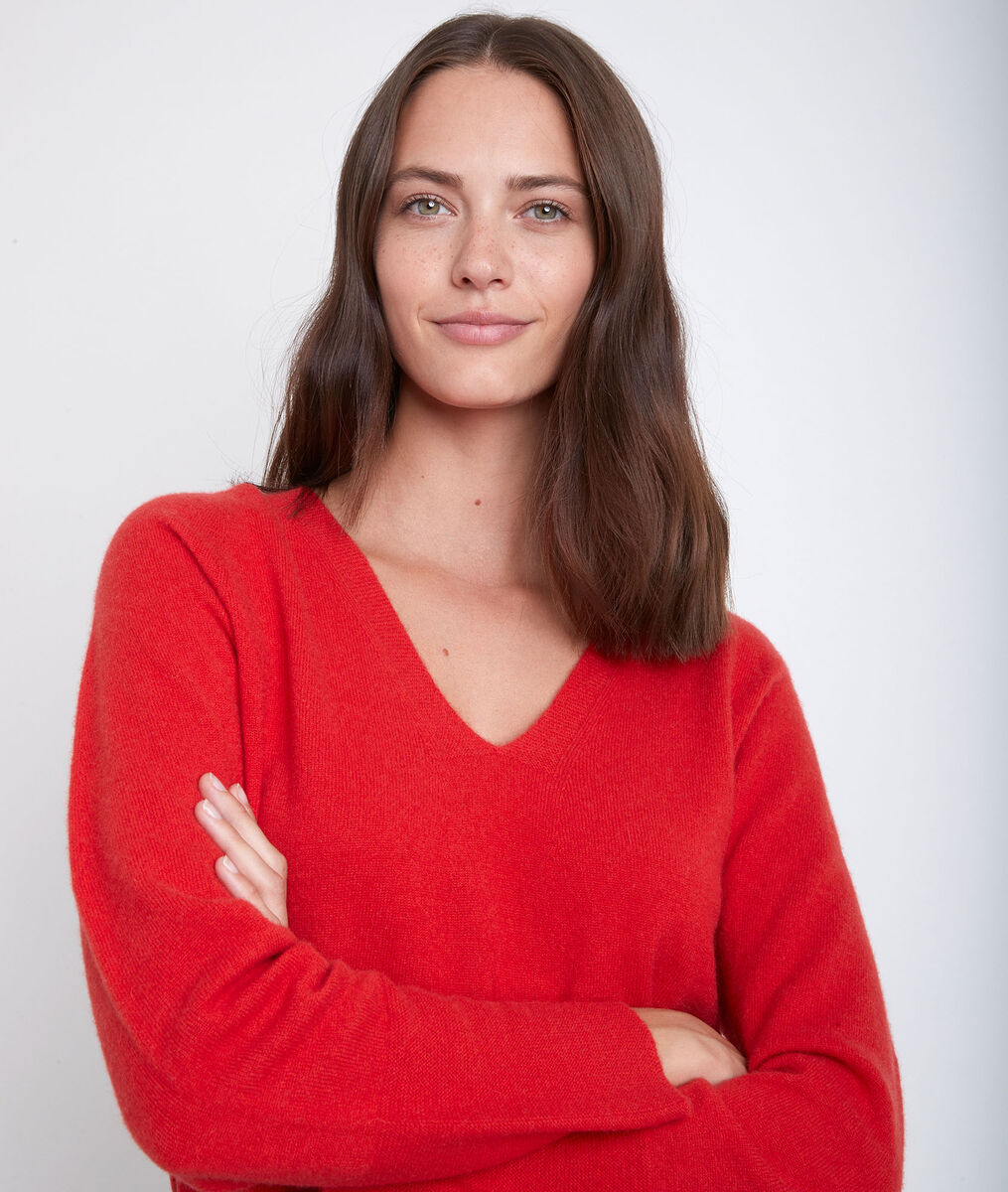 Ralph orange cashmere pullover | 1-2-3 Ralph orange cashmere pullover PhotoZ | 1-2-3