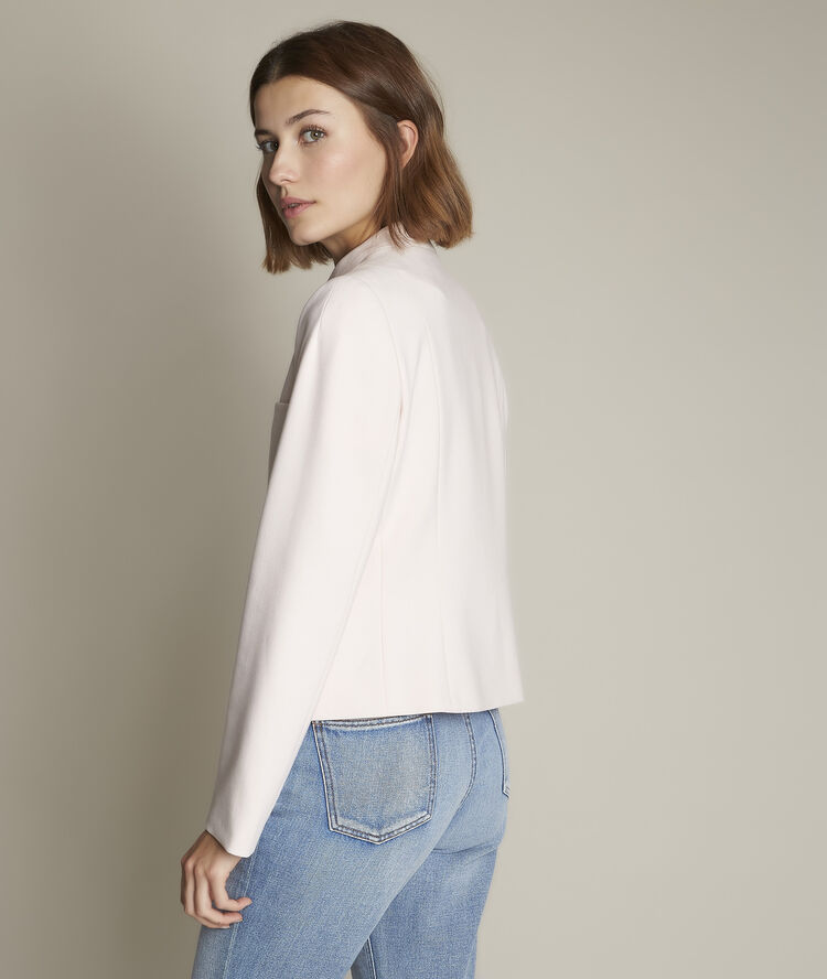 Lou nude compact jacket nude.