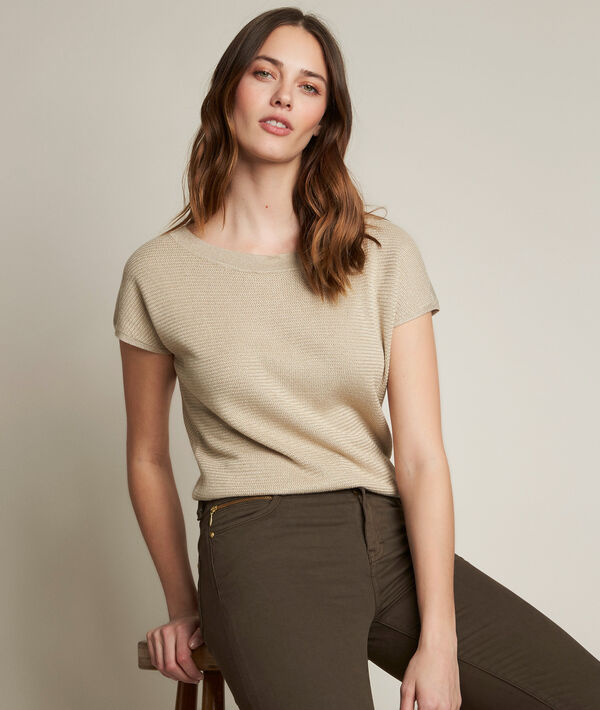 Damas golden openwork pullover | 1-2-3 Damas golden openwork pullover PhotoZ | 1-2-3