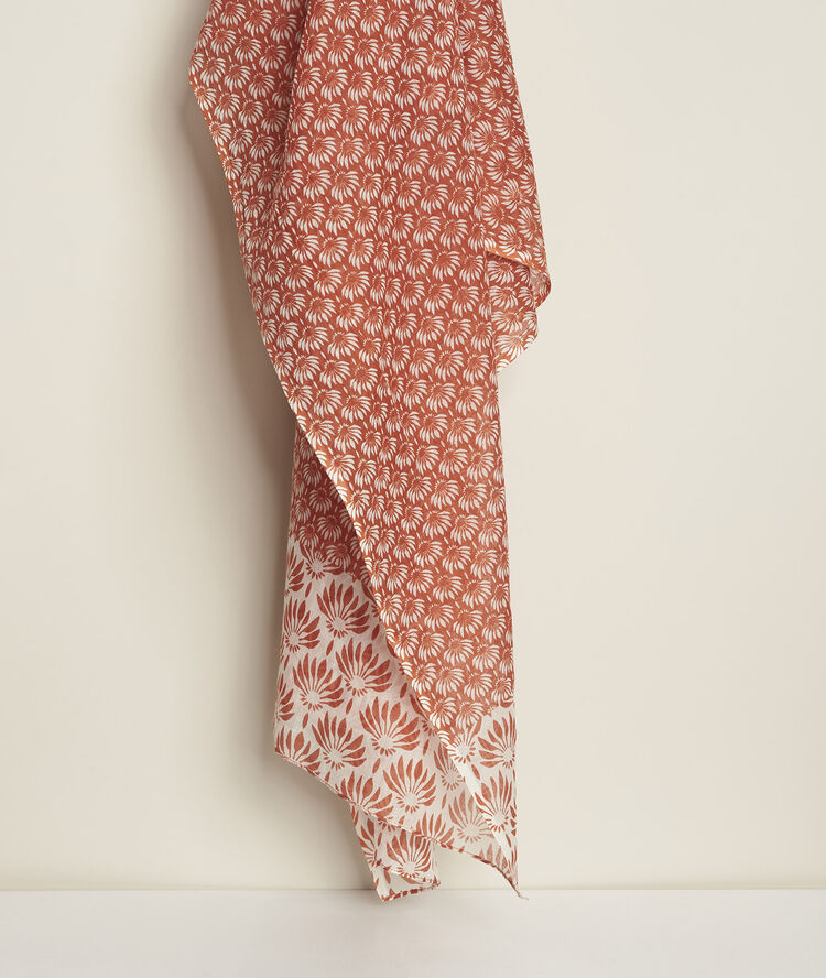 Carolina printed scarf tile.