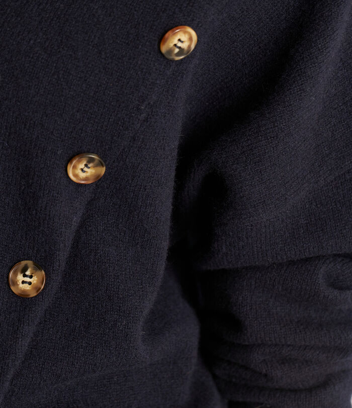 Beverly navy blue responsible wool round-neck jumper PhotoZ | 1-2-3