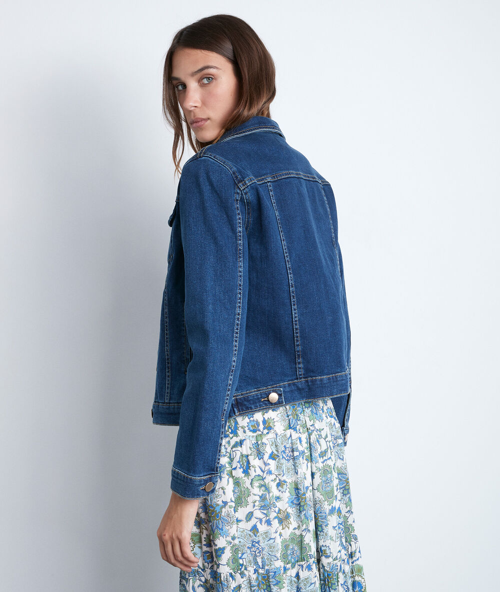 Palmyre raw denim jacket denim brut.