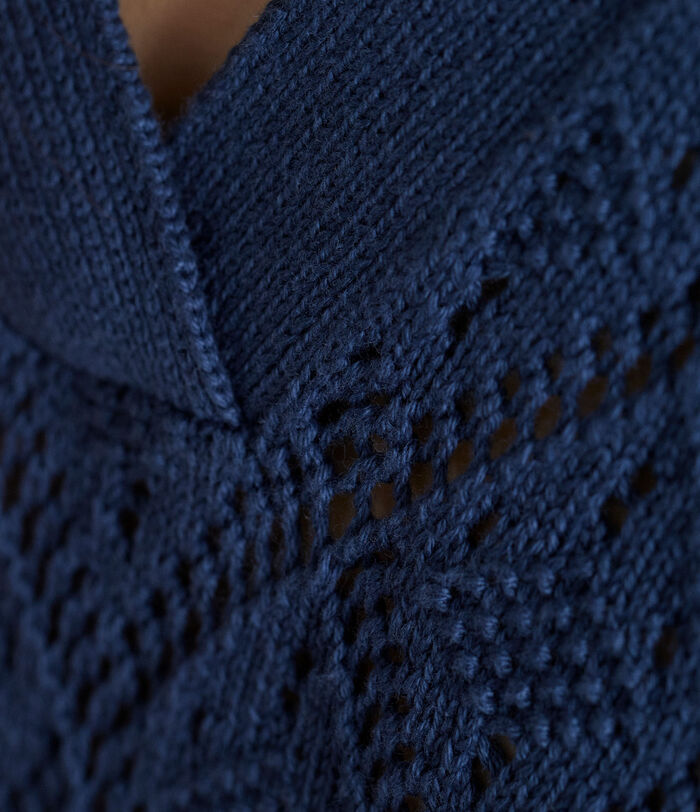Murray blue crocheted top PhotoZ | 1-2-3