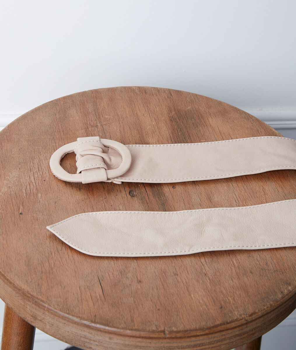 Elya wide cream leather belt | 1-2-3 Elya wide cream leather belt PhotoZ | 1-2-3