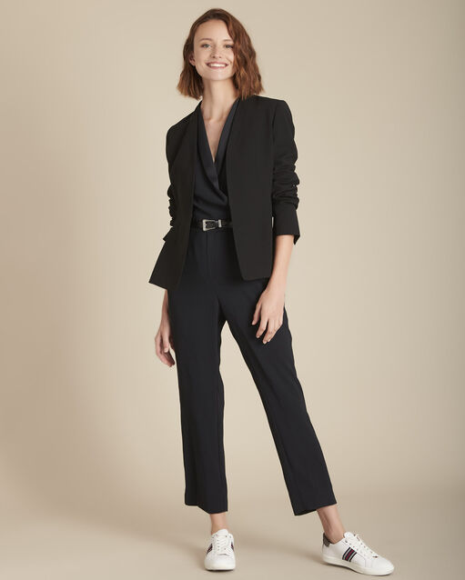 Rines black microfibre jumpsuit (2) - Maison 123