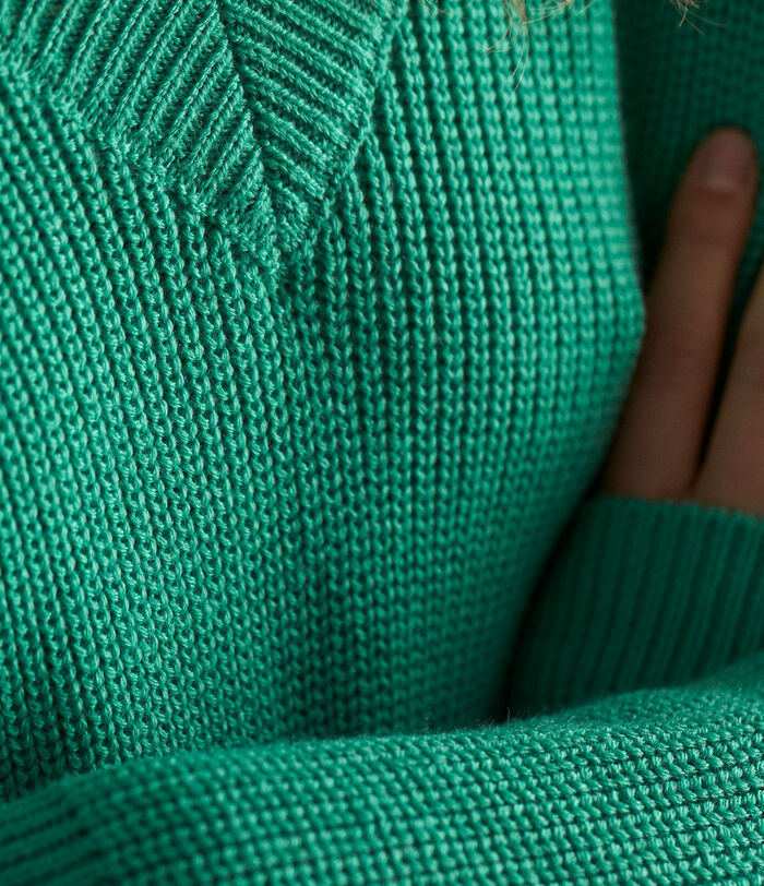 Madisson green wool jumper PhotoZ | 1-2-3