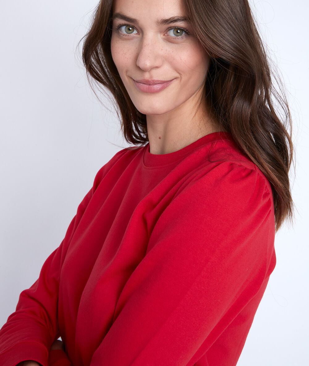 Ivao red sweatshirt rouge.
