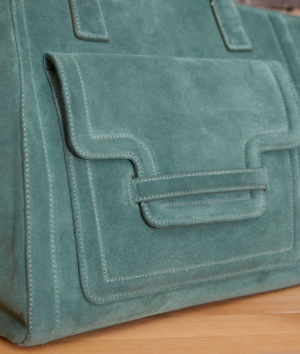 Number 3 in slate-coloured suede | 1-2-3 Number 3 in slate-coloured suede PhotoZ | 1-2-3