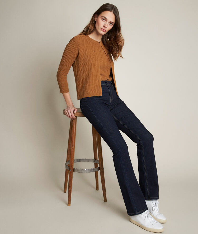 Saphir raw flared jeans raw denim.